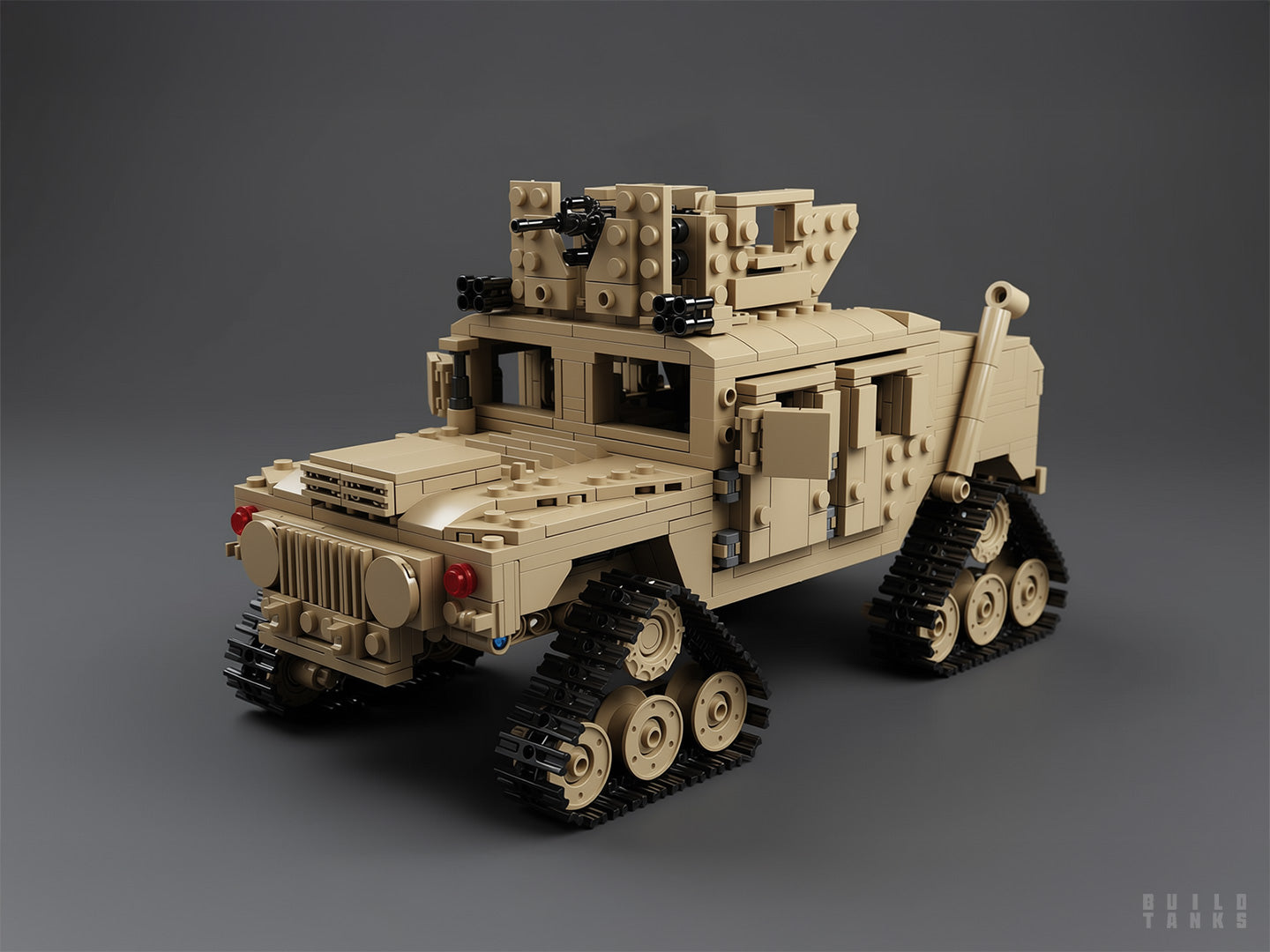 M1A2 ABRAMS 2-IN-1 HUMVEE KIT - BUILD TANKS