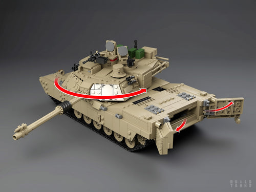 M1A2 ABRAMS 2-IN-1 HUMVEE KIT - BUILD TANKS