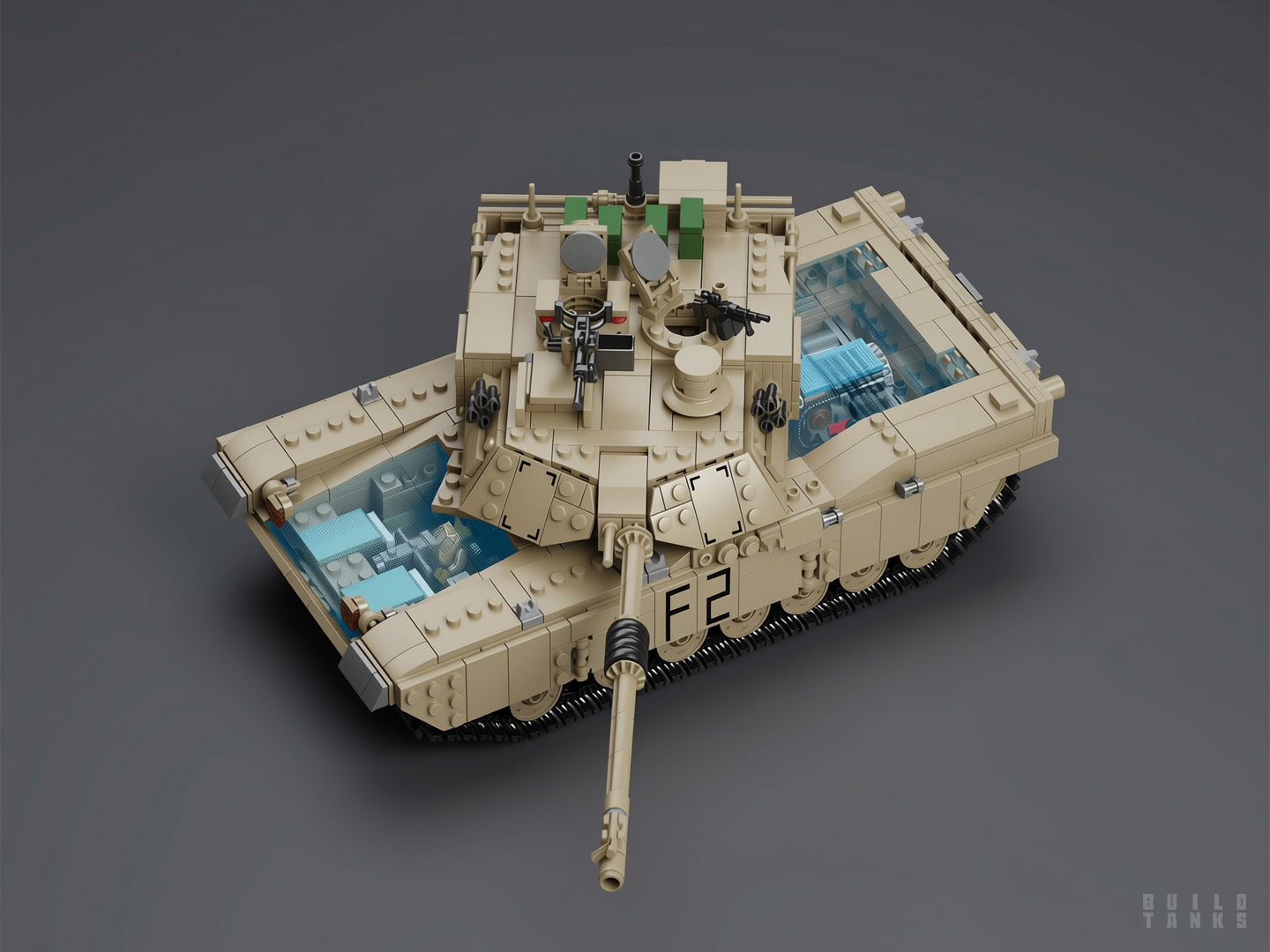 M1A2 ABRAMS 2-IN-1 HUMVEE KIT - BUILD TANKS